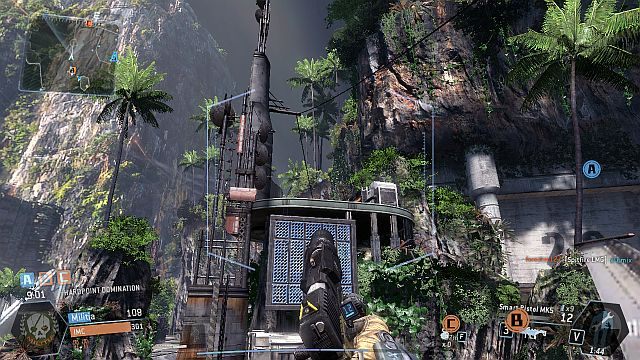 Jedne z nielicznych tyrolek. - Overlook | Mapy w Titanfall - Titanfall - poradnik do gry