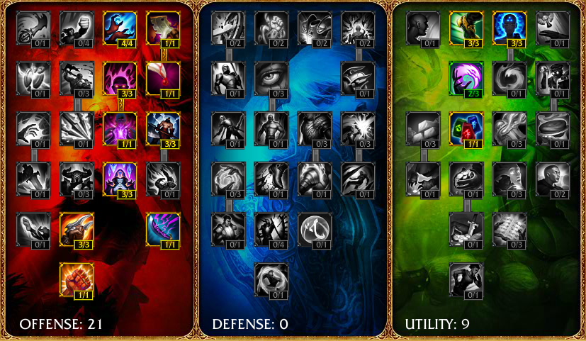 Lissandra, jako APC najbardziej skorzysta inwestując większą część dostępnych punktów w drzewko ofensywne - Specjalizacje/Masteries | Lissandra | League of Legends - League of Legends - poradnik do gry