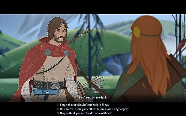 Okno wyboru - Walka w lesie | Rozdział 2 / Chapter 2 w The Banner Saga - The Banner Saga - poradnik do gry