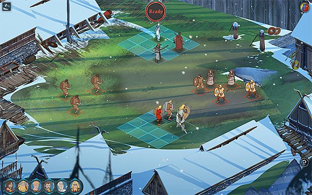Początek przykładowej walki - Frostvellr | Rozdział 2 / Chapter 2 w The Banner Saga - The Banner Saga - poradnik do gry