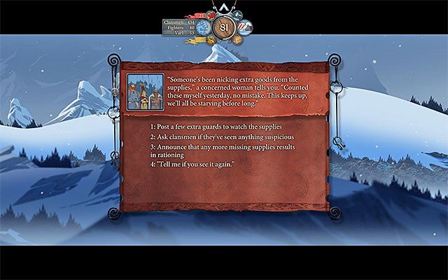 Wybór opcji zachowania nie odegra dużej roli - Podróż do Einartoft | Rozdział 4 / Chapter 4 w The Banner Saga - The Banner Saga - poradnik do gry