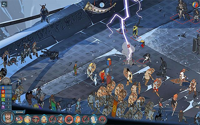 Główny atak Eyvinda może jednocześnie osłabić kilka potworów - Einartoft | Rozdział 4 / Chapter 4 w The Banner Saga - The Banner Saga - poradnik do gry