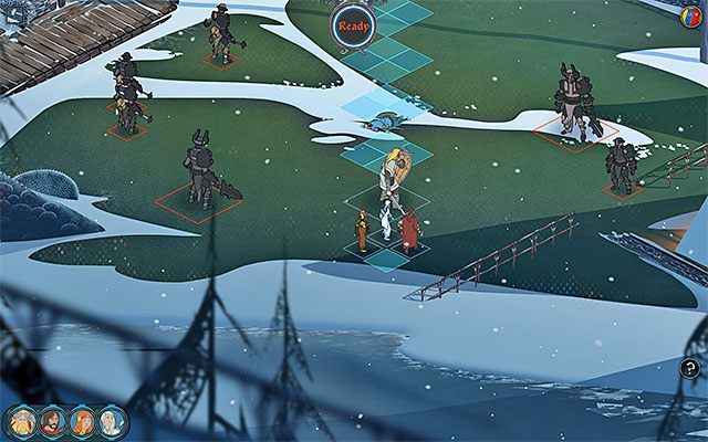 Możesz postąpić po myśli Oddleif i zacząć ratować wieśniaków lub zostawić ich na pastwę losu - Frostvellr | Rozdział 4 / Chapter 4 w The Banner Saga - The Banner Saga - poradnik do gry