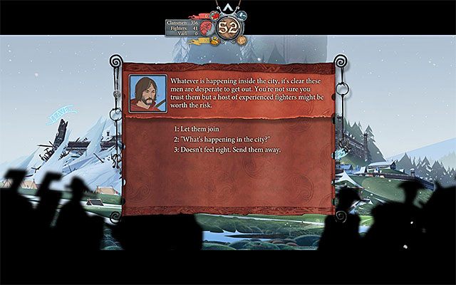 Na Onefa możesz wpaść przy próbie opuszczenia Frostvellr - Frostvellr | Rozdział 4 / Chapter 4 w The Banner Saga - The Banner Saga - poradnik do gry