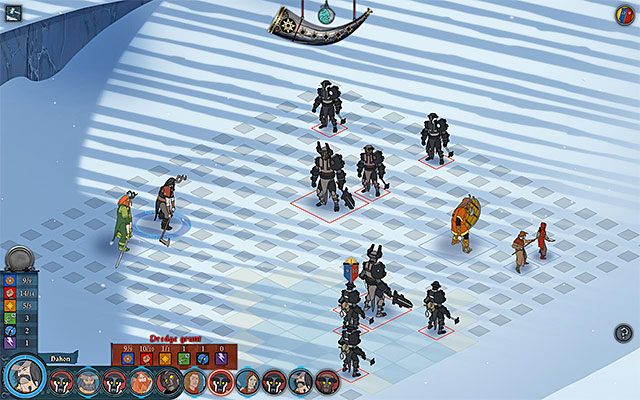 W zależności od dokonanego wcześniej wyboru do pokonania będzie większa lub mniejsza grupa potworów - Podróż do Ridgehorn | Rozdział 3 / Chapter 3 w The Banner Saga - The Banner Saga - poradnik do gry