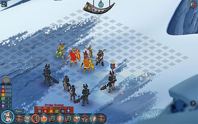 Warto stoczyć bitwę z potworami, bo dzięki temu do karawany dołączy największa grupa gigantów - Podróż do Ridgehorn | Rozdział 3 / Chapter 3 w The Banner Saga - The Banner Saga - poradnik do gry