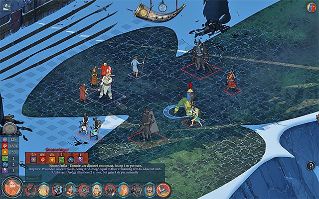 Skoncentruj wysiłki drużyny na jak najszybszym zabiciu Stonesingera - Boersgard - oblężenie | Rozdział 7 / Chapter 7 w The Banner Saga - The Banner Saga - poradnik do gry