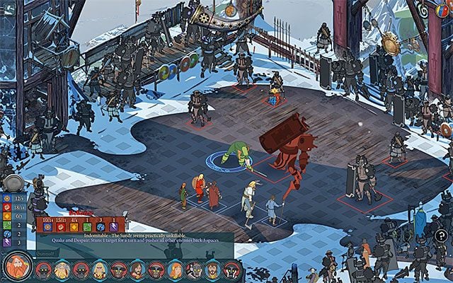 Osłabiaj stopniowo pancerz bossa - Zakończenie 1 | Rozdział 7 / Chapter 7 w The Banner Saga - The Banner Saga - poradnik do gry