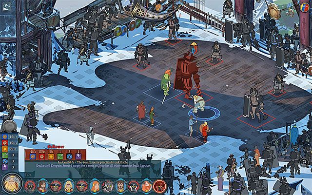 Osłabiaj stopniowo pancerz bossa - Zakończenie 2 | Rozdział 7 / Chapter 7 w The Banner Saga - The Banner Saga - poradnik do gry