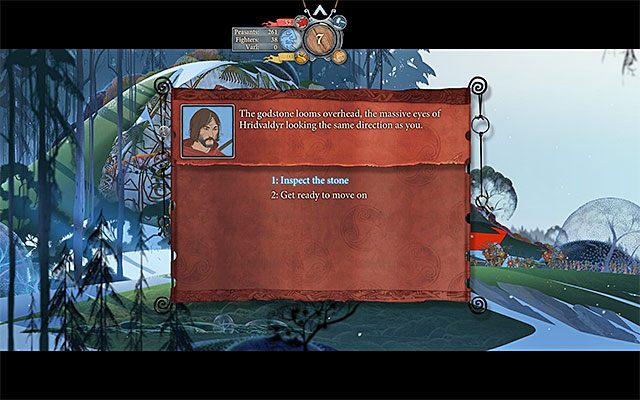 Możesz zbadać wielki głaz - Podróż do Frostvellr | Rozdział 2 / Chapter 2 w The Banner Saga - The Banner Saga - poradnik do gry