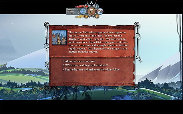 Spotkanie z wojownikami - Podróż do Frostvellr | Rozdział 2 / Chapter 2 w The Banner Saga - The Banner Saga - poradnik do gry