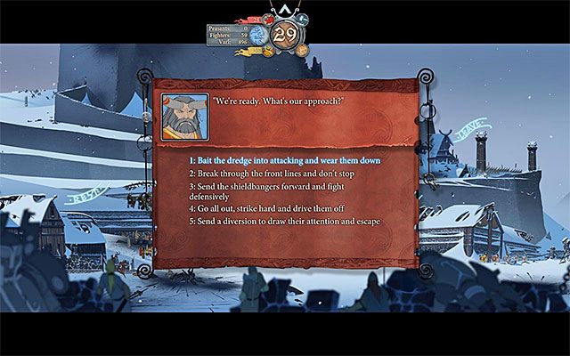 Lista opcji wyboru - Ridgehorn | Rozdział 3 / Chapter 3 w The Banner Saga - The Banner Saga - poradnik do gry