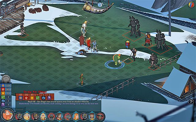 Zbadanie wioski jest równoznaczne z koniecznością stoczenia bitwy - Podróż do Sigrholm | Rozdział 6 / Chapter 6 w The Banner Saga - The Banner Saga - poradnik do gry