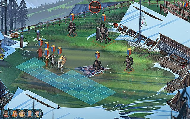 W walkach wezmą udział przede wszystkim Rook oraz Iver - Skogr | Rozdział 2 / Chapter 2 w The Banner Saga - The Banner Saga - poradnik do gry