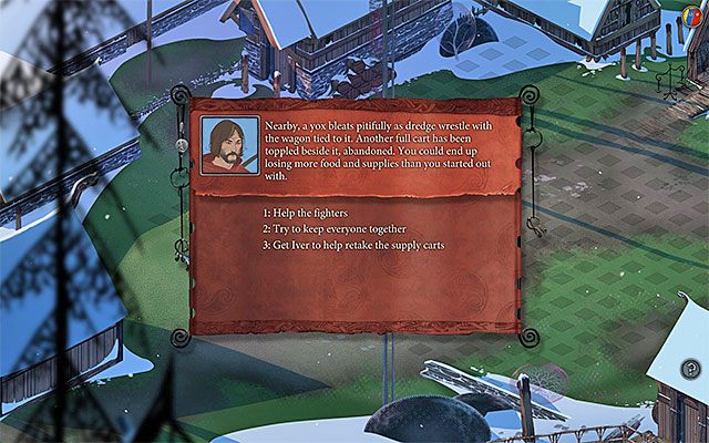 Finał wizyty w Skogr dla wariantu C - Skogr | Rozdział 2 / Chapter 2 w The Banner Saga - The Banner Saga - poradnik do gry