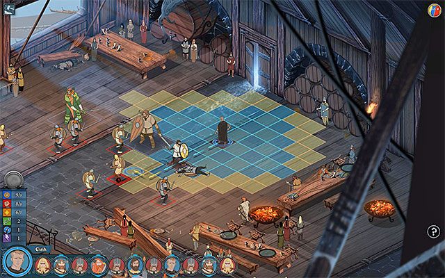 Punkty siły woli do przemieszczenia się wykorzystuj tylko gdy widzisz okazję do szybkiego i łatwego pozbycia się oddalonego wroga - Przemieszczanie się po polu bitwy i kolejność ruchów | Walka w The Banner Saga - The Banner Saga - poradnik do gry