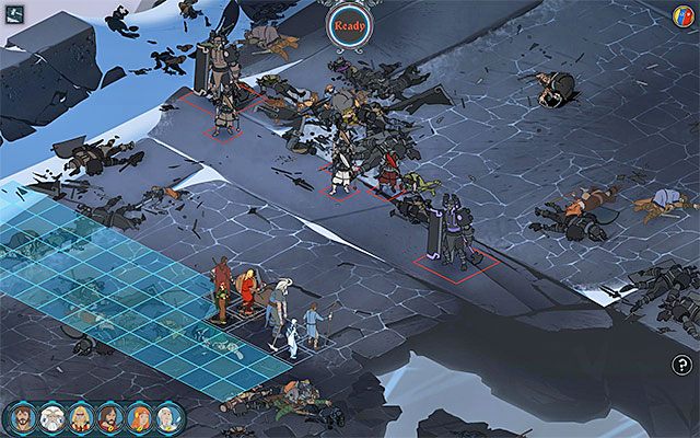 Łuczników chowaj za plecami silniejszych postaci - Przemieszczanie się po polu bitwy i kolejność ruchów | Walka w The Banner Saga - The Banner Saga - poradnik do gry