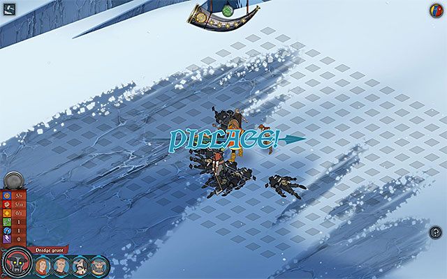 Jedynie w trybie Pillage Mode silniejsza strona konfliktu zyskuje przewagę w kolejności ruchów - Przemieszczanie się po polu bitwy i kolejność ruchów | Walka w The Banner Saga - The Banner Saga - poradnik do gry
