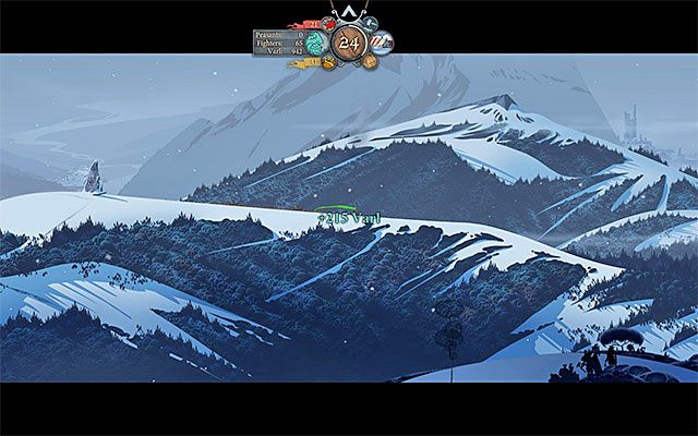 Podjęcie dobrej decyzji może zaowocować na przykład zwiększeniem liczebności karawany - Podstawowe informacje | Karawana w The Banner Saga - The Banner Saga - poradnik do gry
