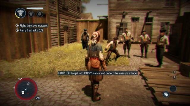 Samouczek walki - Sekwencja 1 | Wątek główny w Assassins Creed Liberation - Assassins Creed: Liberation HD - poradnik do gry