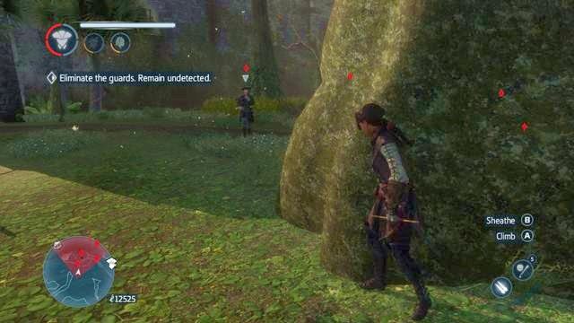 Zwab wroga, po czym dokonaj cichego ataku Ukrytymi Ostrzami - Sekwencja 3 | Wątek główny w Assassins Creed Liberation - Assassins Creed: Liberation HD - poradnik do gry