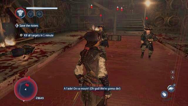 Zabij szybko oznaczonych przeciwników - Sekwencja 3 | Wątek główny w Assassins Creed Liberation - Assassins Creed: Liberation HD - poradnik do gry