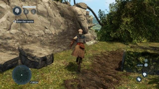 Biegnij po ścieżce do klifu - Sekwencja 4 | Wątek główny w Assassins Creed Liberation - Assassins Creed: Liberation HD - poradnik do gry