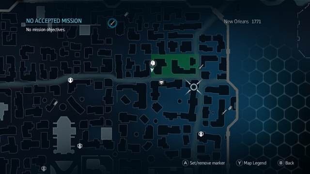 Obywatel 3 - przy pierwszym budynku od lewej - ObywatelE (CitizenE) | Misje poboczne w Assassins Creed Liberation - Assassins Creed: Liberation HD - poradnik do gry