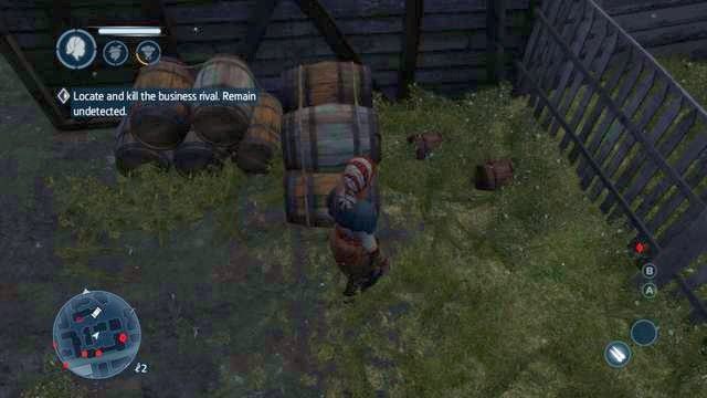 Beczki ukryte są w trawie - Przeciwnicy biznesu (Business Rivals) | Misje poboczne w AC Liberation - Assassins Creed: Liberation HD - poradnik do gry