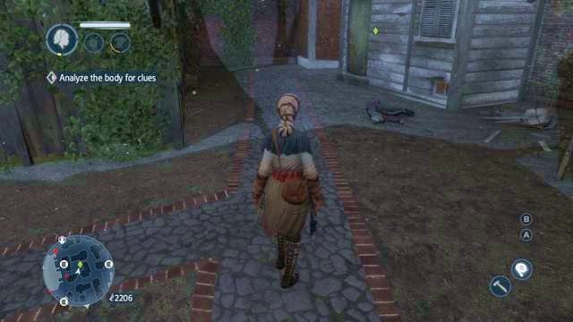 Trup leży od wewnętrznej strony budynku - Detektyw (Detective) - Nowy Orlean | Misje postaci w Assassins Creed Liberation - Assassins Creed: Liberation HD - poradnik do gry