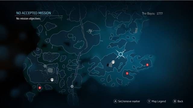 Obozy w południowym Bayou - Znajdźki pozostałe | Znajdźki w Assassins Creed Liberation - Assassins Creed: Liberation HD - poradnik do gry