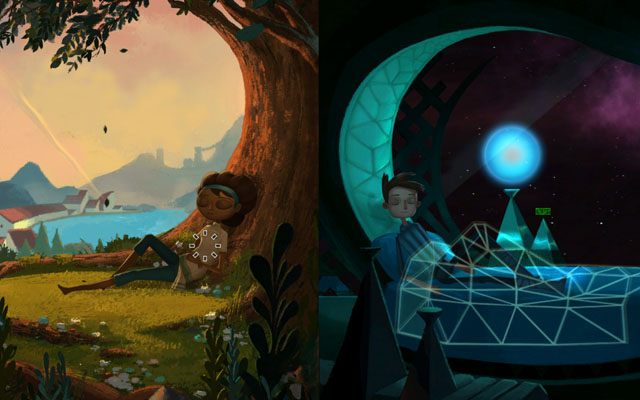 W grze występują dwie grywalne postacie - Przyjęcie | Rozdział 1 - Vella | Broken Age - Broken Age - poradnik do gry