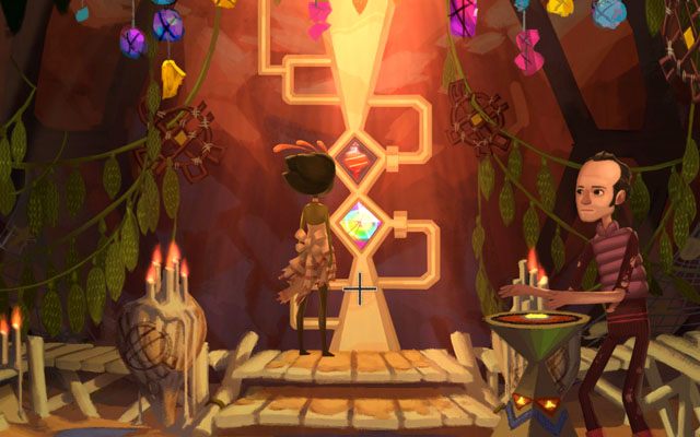 Podejdź do maszyny - Wioska | Rozdział 1 - Vella | Broken Age - Broken Age - poradnik do gry