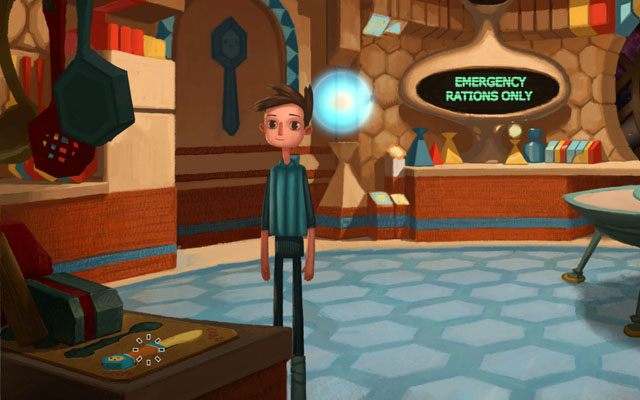 Zabierz nóż z jadalni - Eksploracja statku | Rozdział 1 - Shay | Broken Age - Broken Age - poradnik do gry