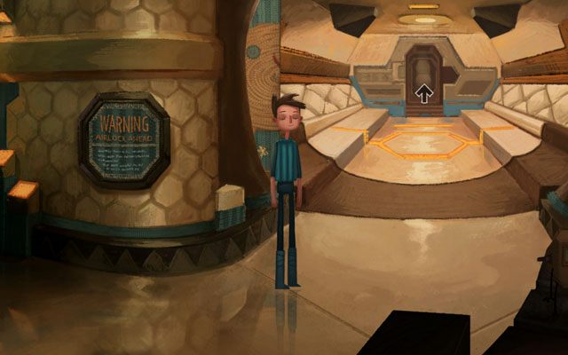 Wyjdź na zewnątrz - Eksploracja statku | Rozdział 1 - Shay | Broken Age - Broken Age - poradnik do gry