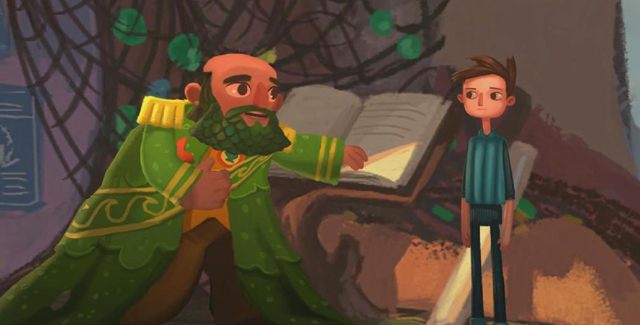 Użyj węża na Marshallu - Wioska | Rozdział 2 - Shay | Broken Age - Broken Age - poradnik do gry