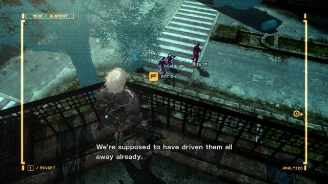 Pierwszy z wielu w grze zakładników. - R-01 Coup dEtat | Kampania - opis przejścia Metal Gear Rising Revengeance - Metal Gear Rising: Revengeance - poradnik do gry