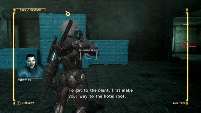 Droga do pomieszczenia z komputerem VRM. - R-01 Coup dEtat | Kampania - opis przejścia Metal Gear Rising Revengeance - Metal Gear Rising: Revengeance - poradnik do gry