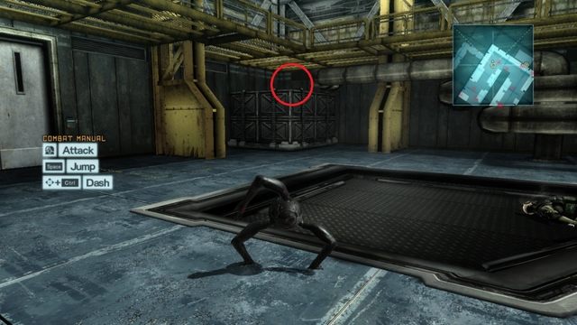 Kontenery, na których znajdziesz kolejny nośnik danych. - R-02 Research Facility | Kampania - opis przejścia Metal Gear Rising Revengeance - Metal Gear Rising: Revengeance - poradnik do gry