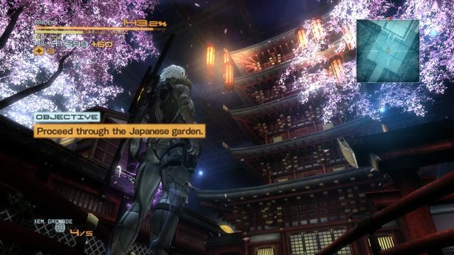 Pałac, na który masz się wspiąć. - R-04 Hostile Takedown | Kampania - opis przejścia Metal Gear Rising Revengeance - Metal Gear Rising: Revengeance - poradnik do gry