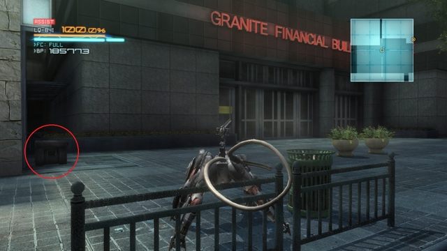 Skrzynia z Endurance Plus. - VR Training - Denver | DLC - Blade Wolf - opis przejścia - Metal Gear Rising: Revengeance - poradnik do gry