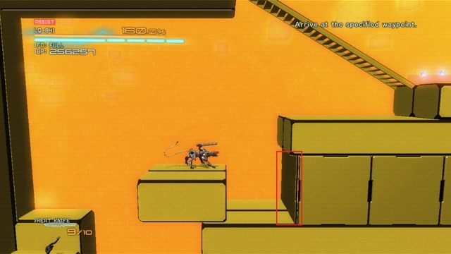 Atrapa ściany do rozwalenia. - Abkhazia Main Street | DLC - Blade Wolf - opis przejścia - Metal Gear Rising: Revengeance - poradnik do gry