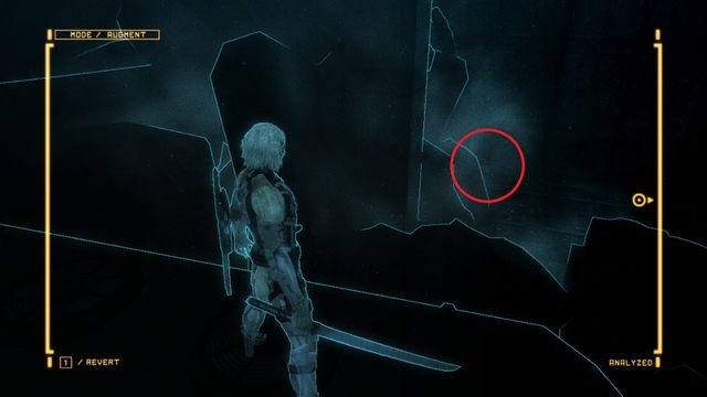 Miejsce, w którym leży komputer VRM #11. - Komputery z misją VR | Znajdźki Metal Gear Rising Revengeance - Metal Gear Rising: Revengeance - poradnik do gry