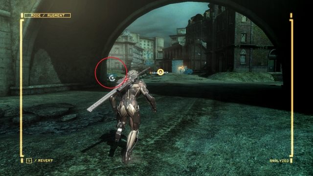 Na wprost drugi zakładnik w tej misji. - Zakładnicy | Znajdźki Metal Gear Rising Revengeance - Metal Gear Rising: Revengeance - poradnik do gry