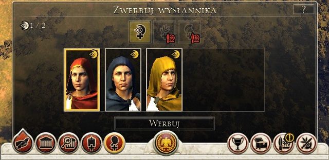 Warto jak najszybciej odblokować wszystkich bohaterów - doświadczeni agenci przydadzą się w końcowej fazie gry. - Bohaterowie | Porady ogólne Rome II - Cezar w Galii - Total War: Rome II - Cezar w Galii - poradnik do gry