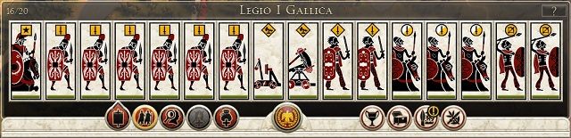 W początkowej fazie gry rzymskie legiony stanowią mieszaninę różnych oddziałów. - Walka | Porady ogólne Rome II - Cezar w Galii - Total War: Rome II - Cezar w Galii - poradnik do gry