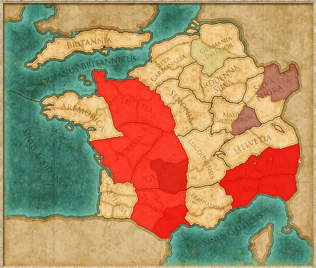 1 - Warunki zwycięstwa i pierwsze kroki | Frakcja - Rzym | Rome II - Cezar w Galii - Total War: Rome II - Cezar w Galii - poradnik do gry