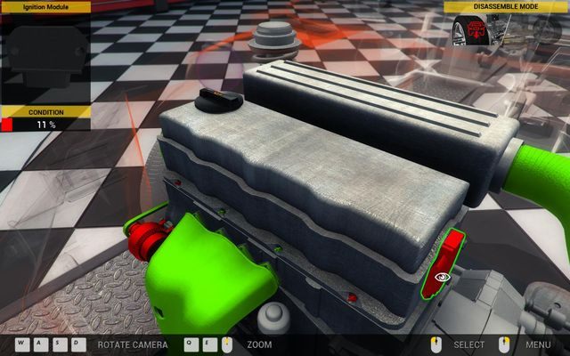 Bez sprawnego modułu zapłonowego długo nie pojeździmy. - Zlecenie nr 1 - Aisan Cougar - DLC - 4x4 Cars - Car Mechanic Simulator 2014 - poradnik do gry