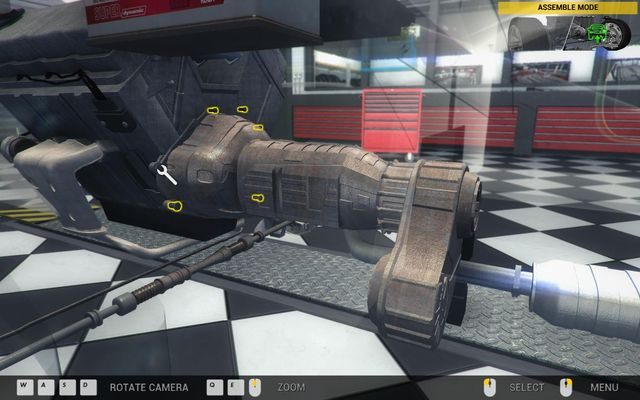 Odkręcanie skrzyni biegów to żmudna czynność. - Zlecenie nr 6 - Bolthorn Wanderer - DLC - 4x4 Cars - Car Mechanic Simulator 2014 - poradnik do gry