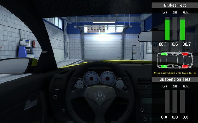 Na drugi ogień idą tylne hamulce. - Ścieżka diagnostyczna - Podstawy rozgrywki - Car Mechanic Simulator 2014 - poradnik do gry
